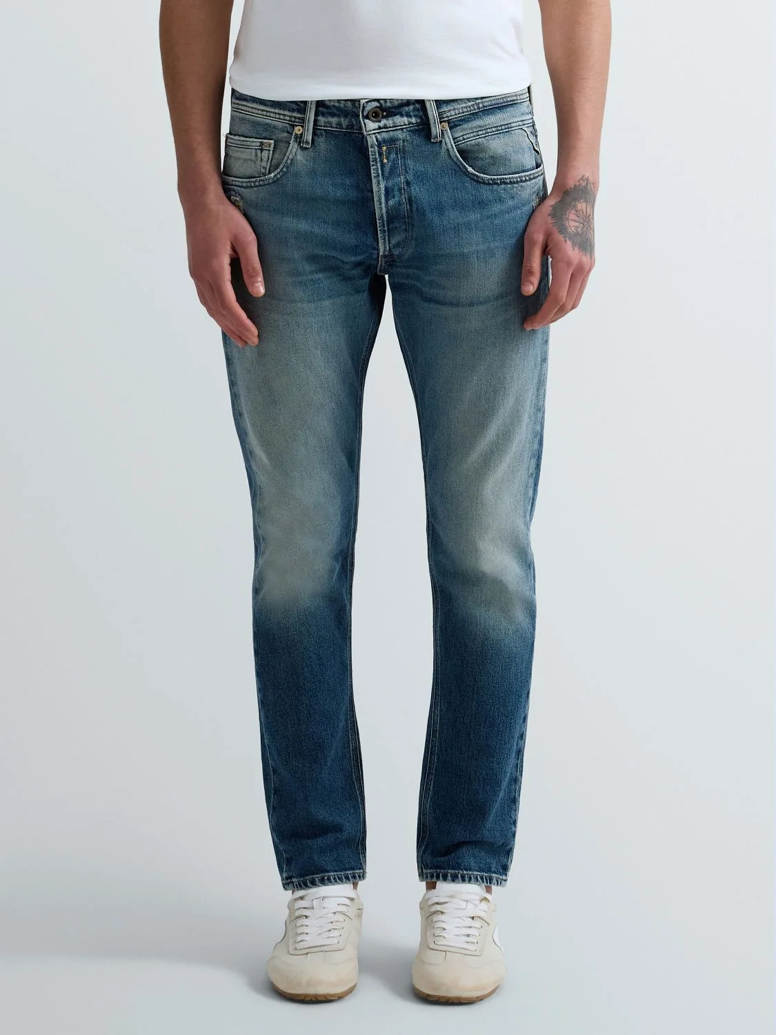 REPLAY VAQUEROS REGULAR FIT WILLBI M1008Q.000.795 122 MEDIUM BLUE 2