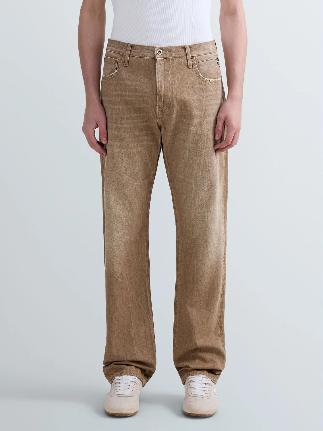 REPLAY AIDEEN STRAIGHT-FIT JEANS M1075 .000.244 148 TOFFEE 2