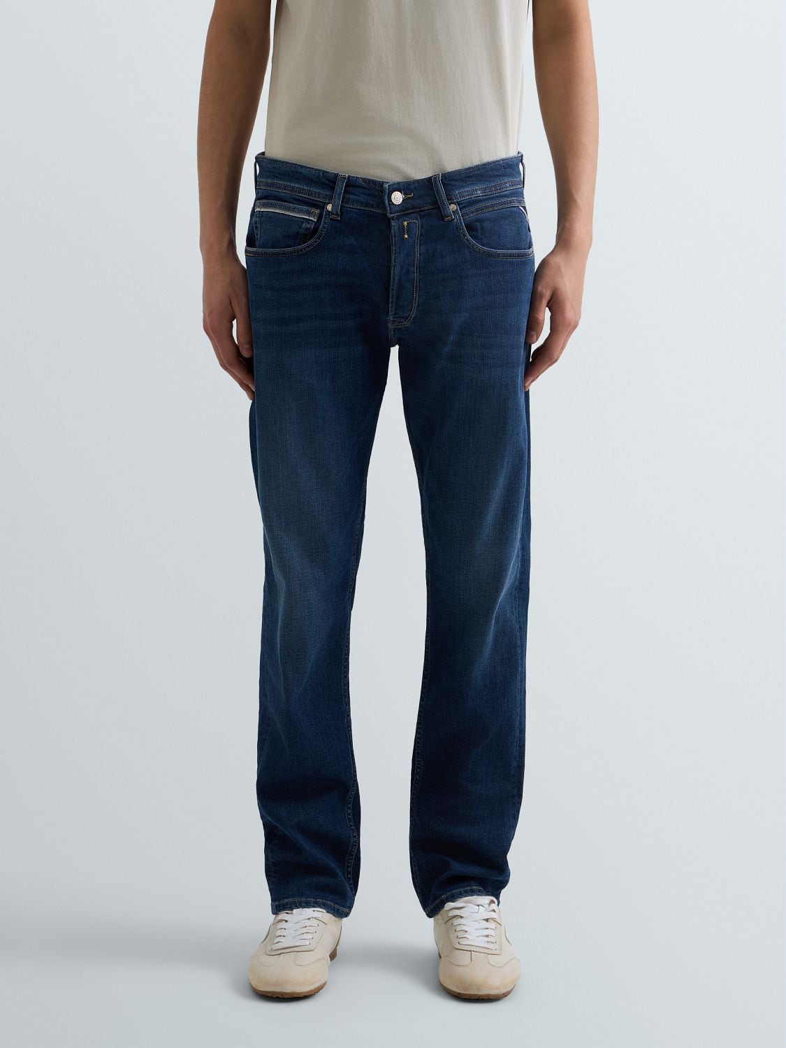 REPLAY VAQUEROS CORTE RECTO GROVER MA972 .000.573 840 DARK BLUE 2