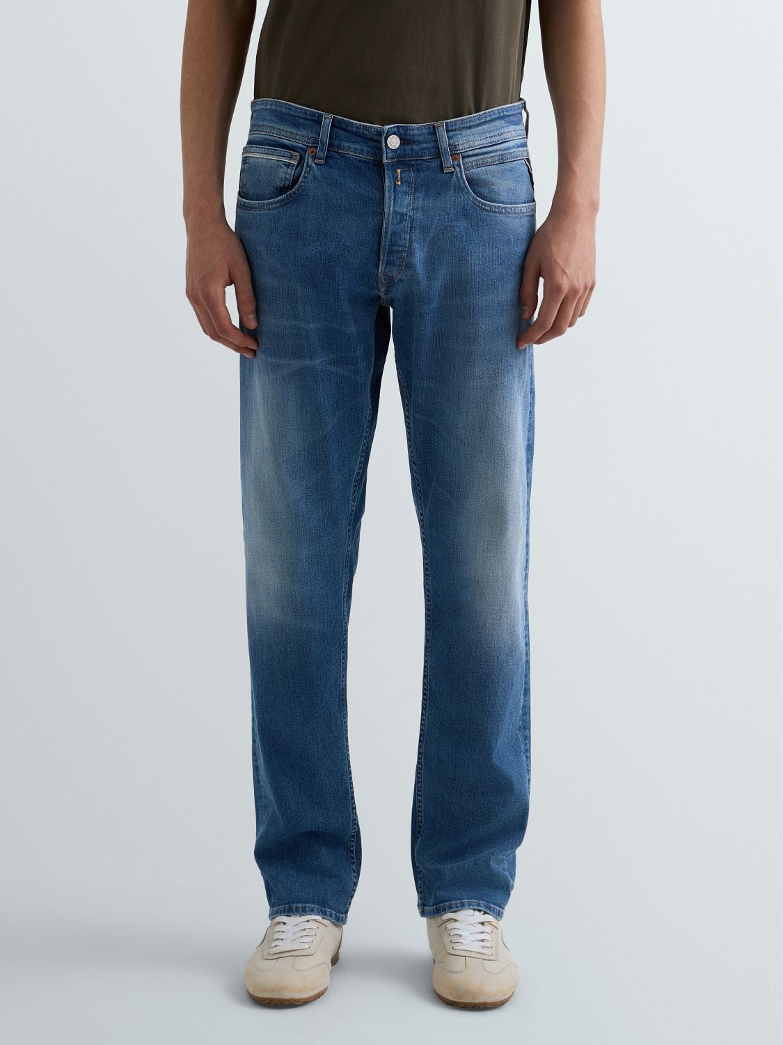 REPLAY VAQUEROS CORTE RECTO GROVER MA972 .000.573 844 MEDIUM BLUE 2