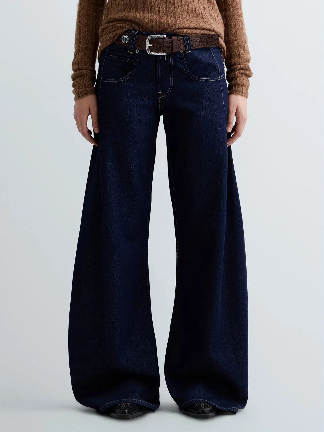 REPLAY HALLEBEE BARREL-FIT JEANS W000H .000.802 29A DARK BLUE 2