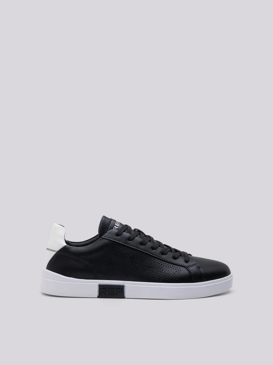 REPLAY ZAPATILLAS CON CORDONES POLYS STUDIO GMZ3P .000.C0014L BLACK WHITE 1