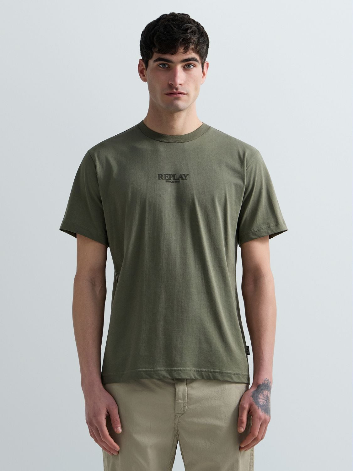 JERSEY T-SHIRT WITH 3D REPLAY LOGO