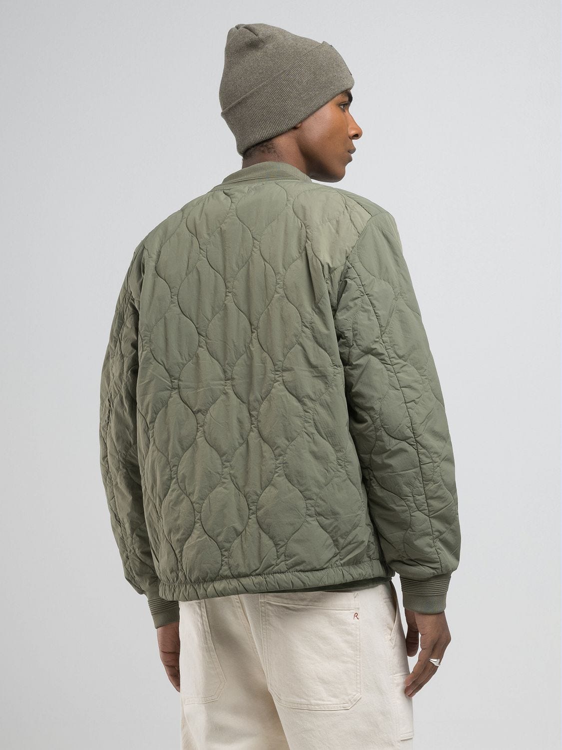 Recycled nylon jacket Soft military | Replay Jeans