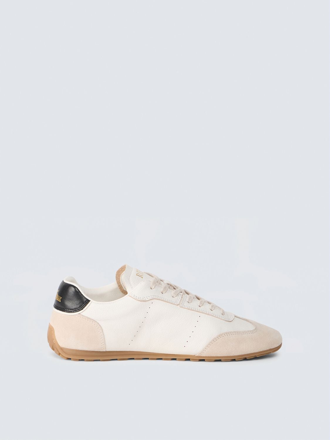 REPLAY BACKWARD MIX LEATHER AND SUEDE SNEAKERS GMSL1 .000.C0003L BEIGE WHITE 1