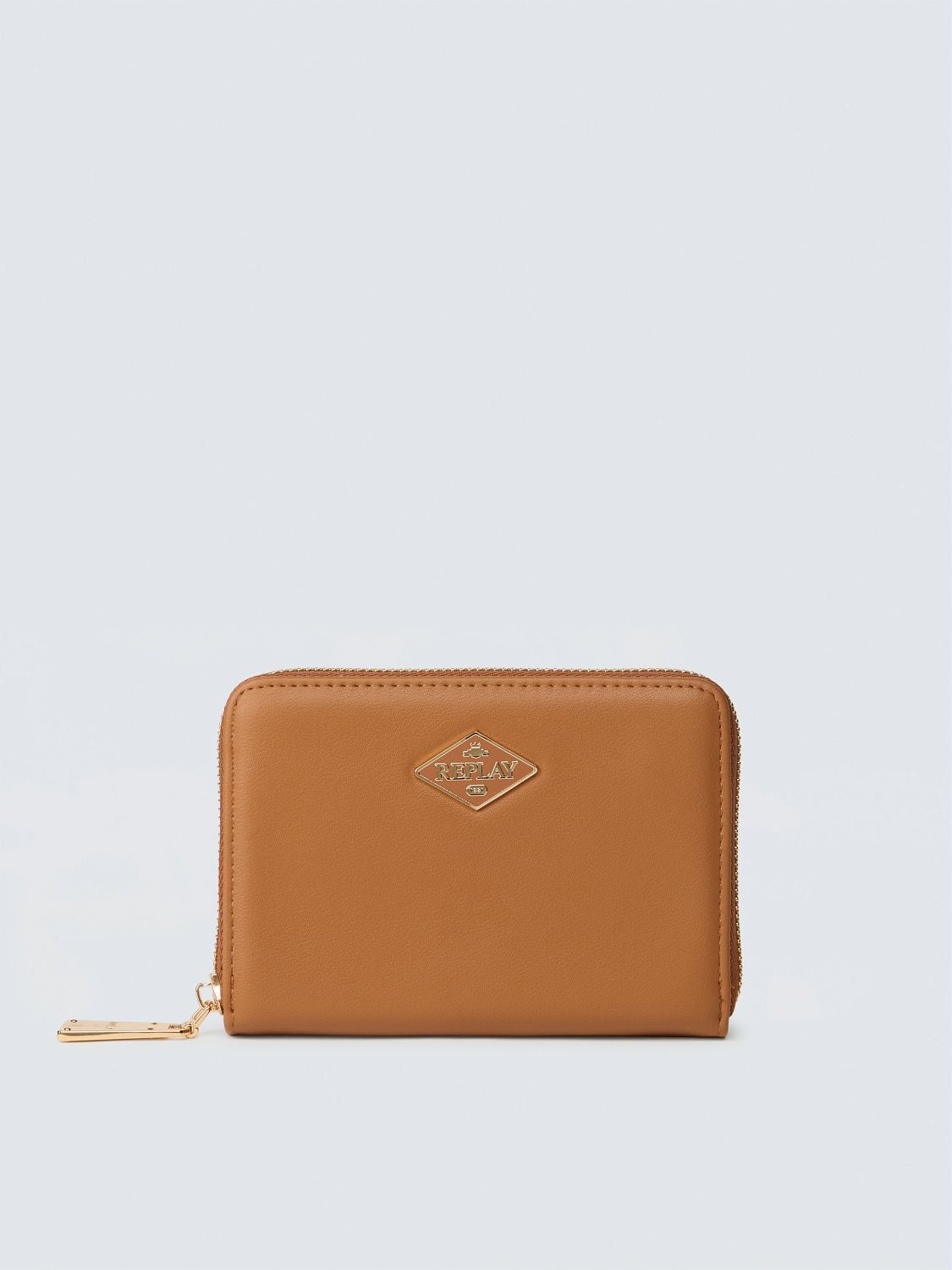 REPLAY PETIT PORTEFEUILLE AVEC LOGO EN LOSANGE FW5373.000.A0500D CARAMEL CAFE' 1