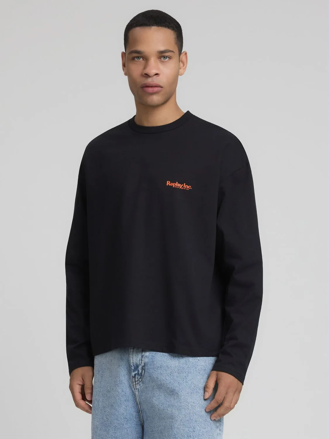 REPLAY KU6001.000.D23804-TShirt KU6001.000.D23804 BLACK 2