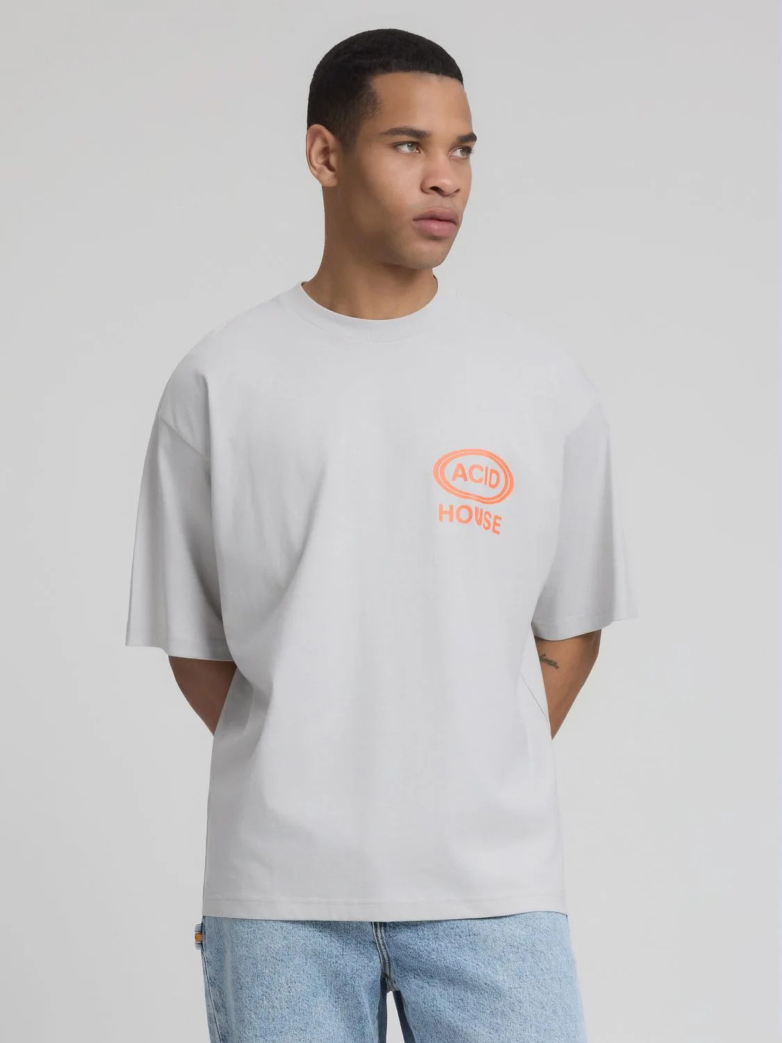 REPLAY KU6038.000.D23608P-TShirt KU6038.000.D23608P STONE GREY 2