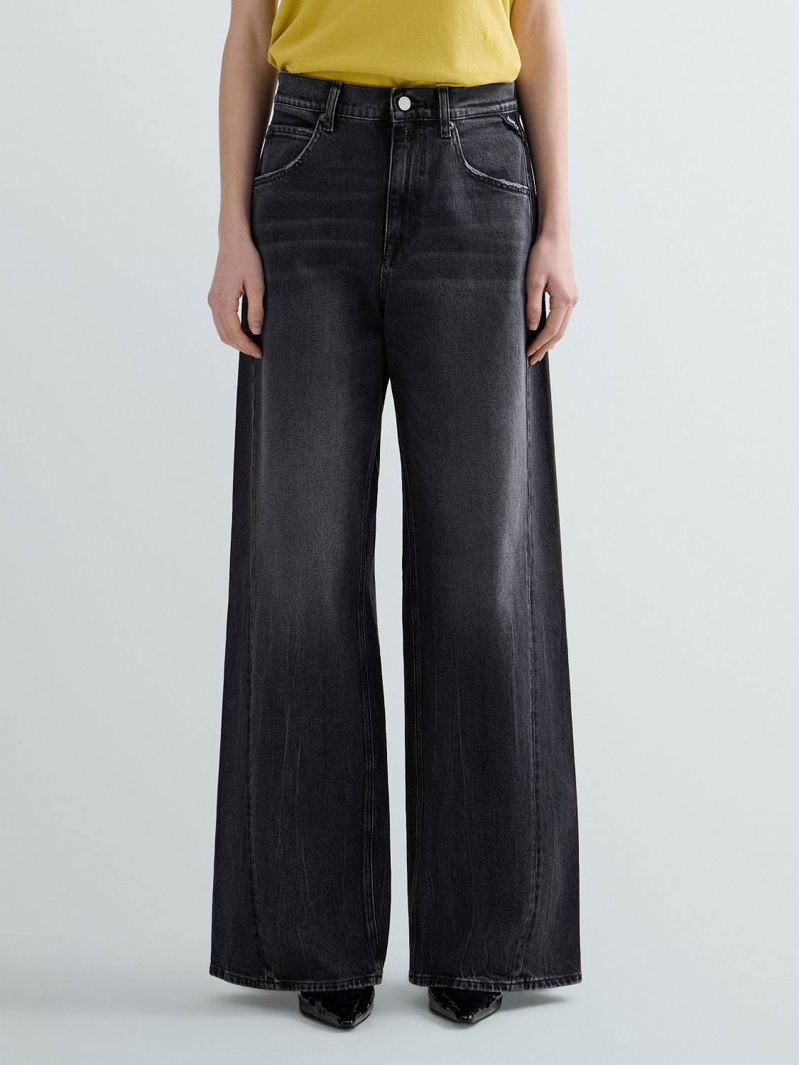 REPLAY NARJA BAGGY-FIT JEANS WB520 .000.739 167 DARK GREY 2