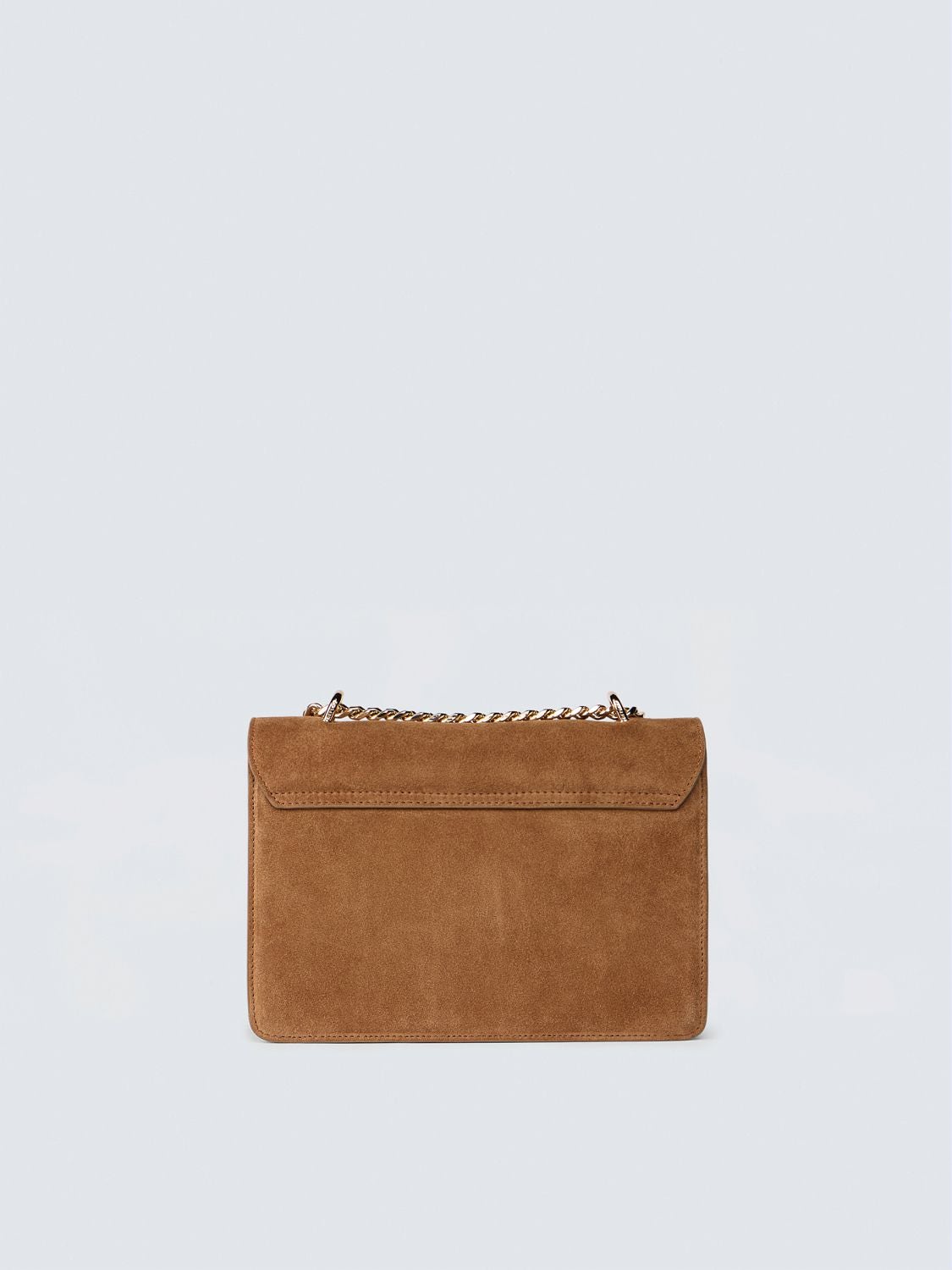 REPLAY SUEDE CROSSBODY BAG WITH LETTERING FW3000.009.A1201A BRONZE BROWN 2