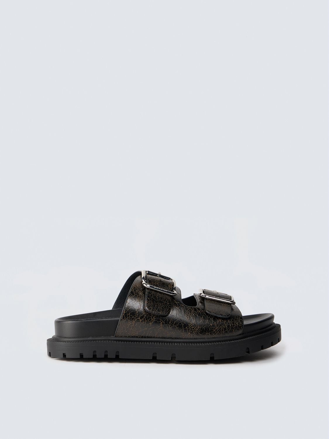 REPLAY JADE CRACK 2 DOUBLE-BAND SANDALS GWF5E .000.C0013S BROWN 1