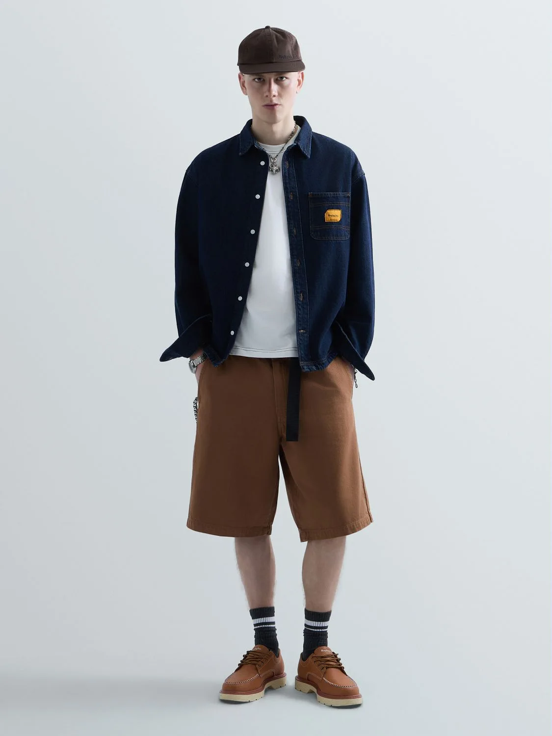 REPLAY KU1011.000.D855669-Shorts KU1011.000.D855669 SADDLE BROWN 1