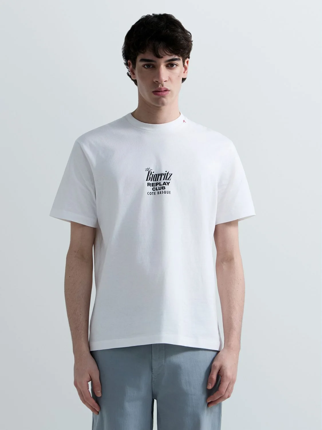 COCKTAIL-PRINT COTTON T-SHIRT