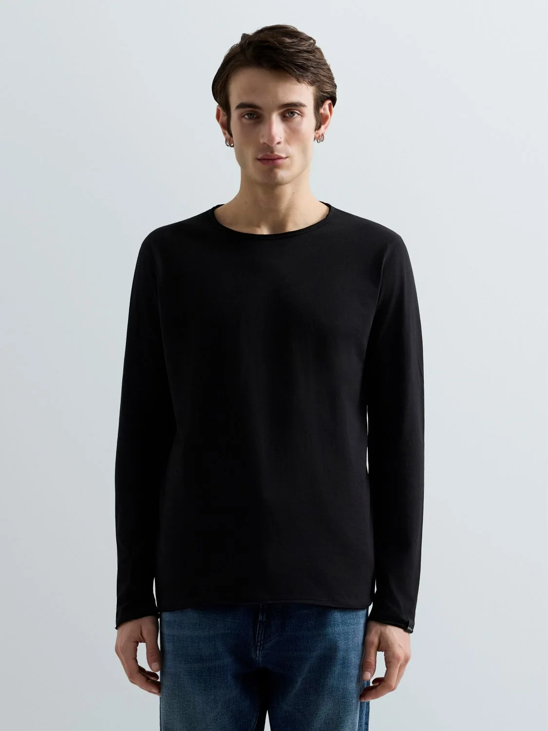 REPLAY LONG-SLEEVED T-SHIRT M3592A.000.2660 BLACK 2