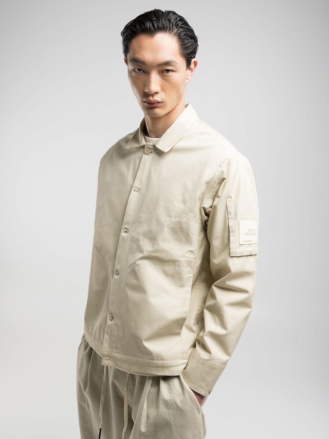 Replay sartoriale buttoned jacket Cream | Replay Jeans Replay sartoriale buttoned jacket Cream | Replay Jeans