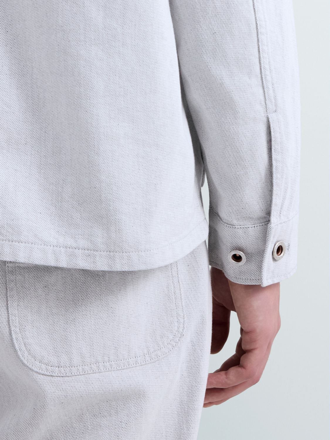 REPLAY REGULAR-FIT TWILL OVERSHIRT M8524 .000.52888 NAVY/CHALK 6
