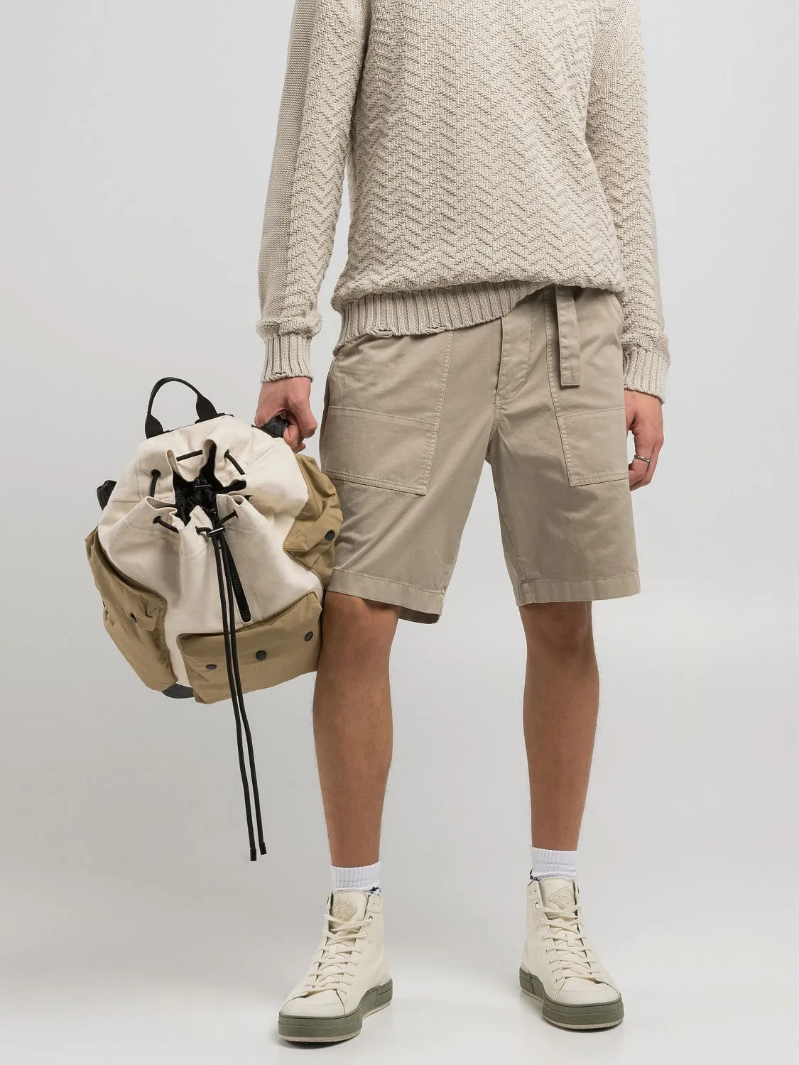★UMBRO★Late Checkout Linen Blouson Jacket+Short Pants Set Linen Bomber Jacket Ecru Houndstooth – Original Fibres