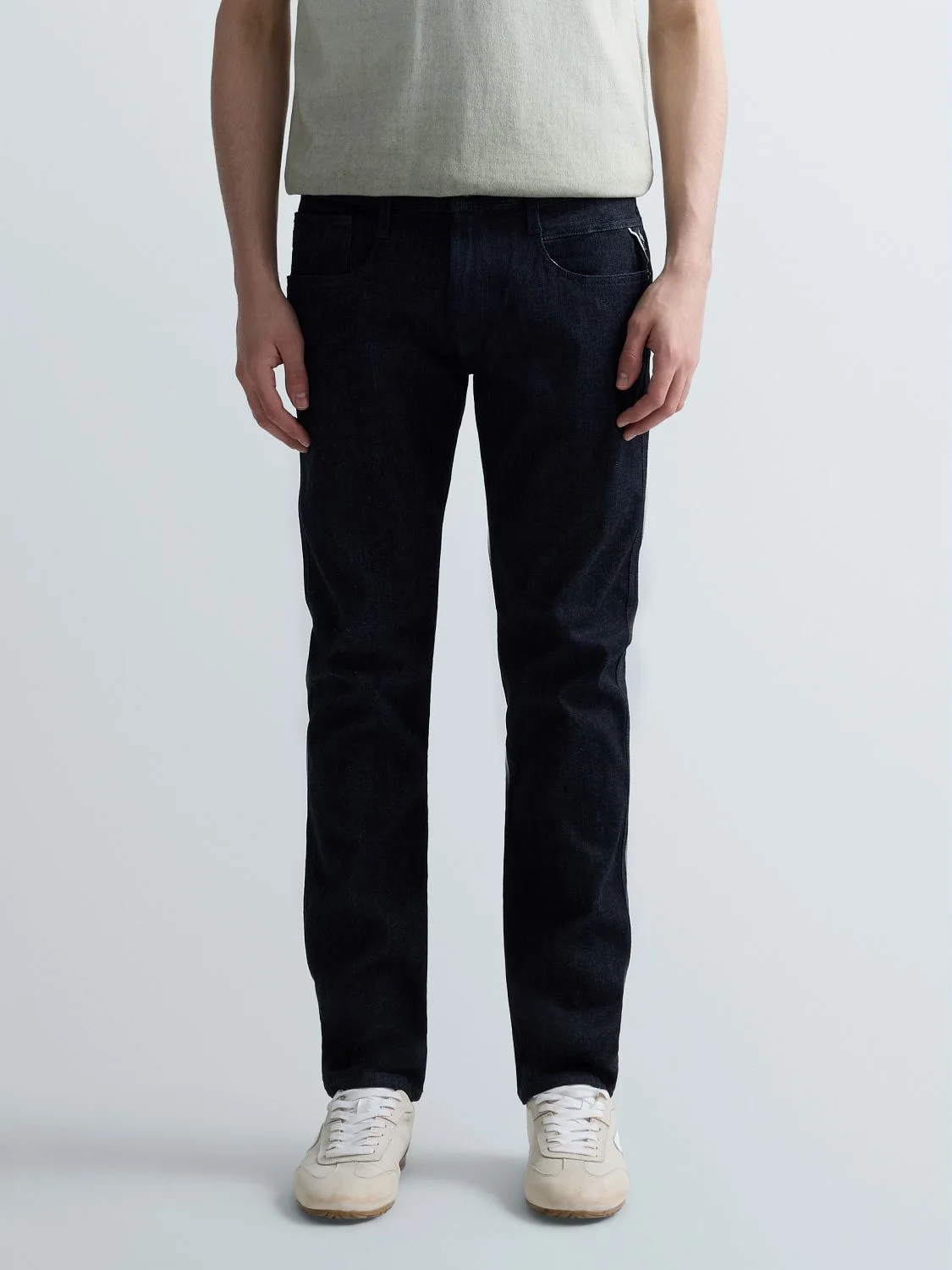 REPLAY ANBASS SLIM-FIT JEANS M914D .000.661 FI3 DARK BLUE 2