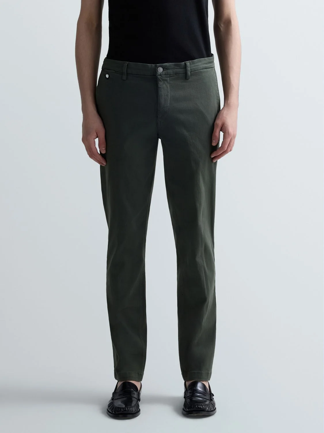 REPLAY BENNI REGULAR-FIT CHINO JEANS M9722E.000.8366197 MILITARY GREEN.. 2