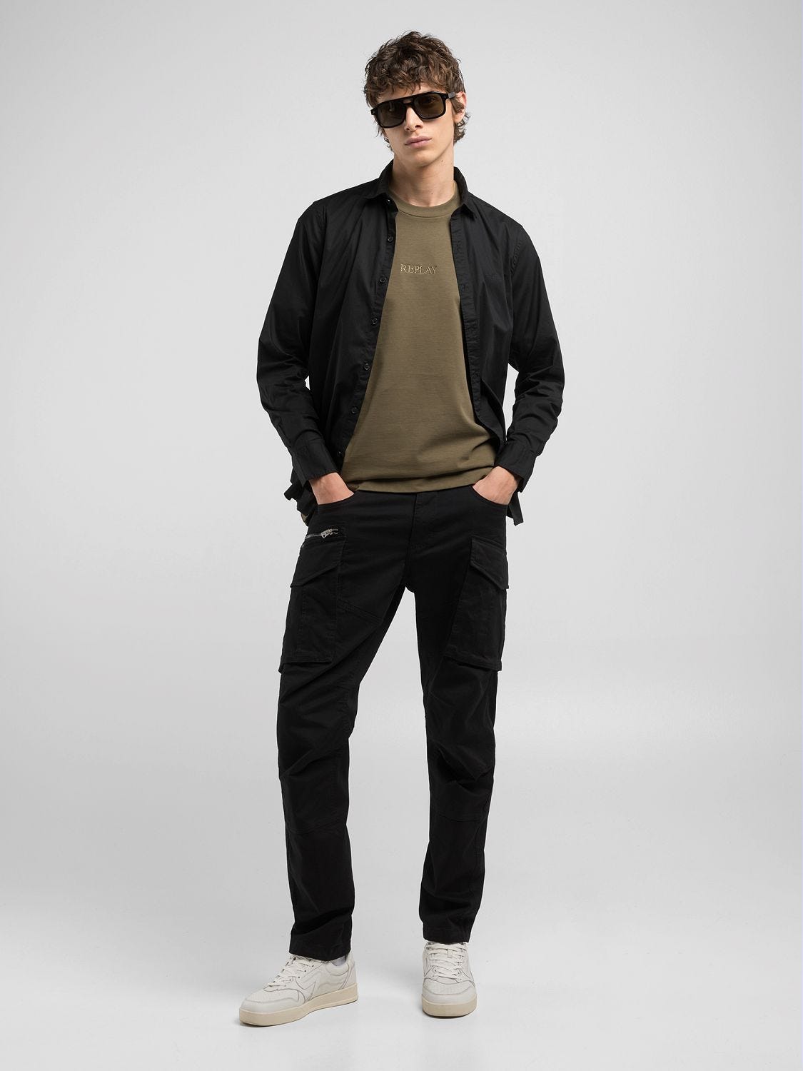 Joe cargo trousers Black | Replay Jeans