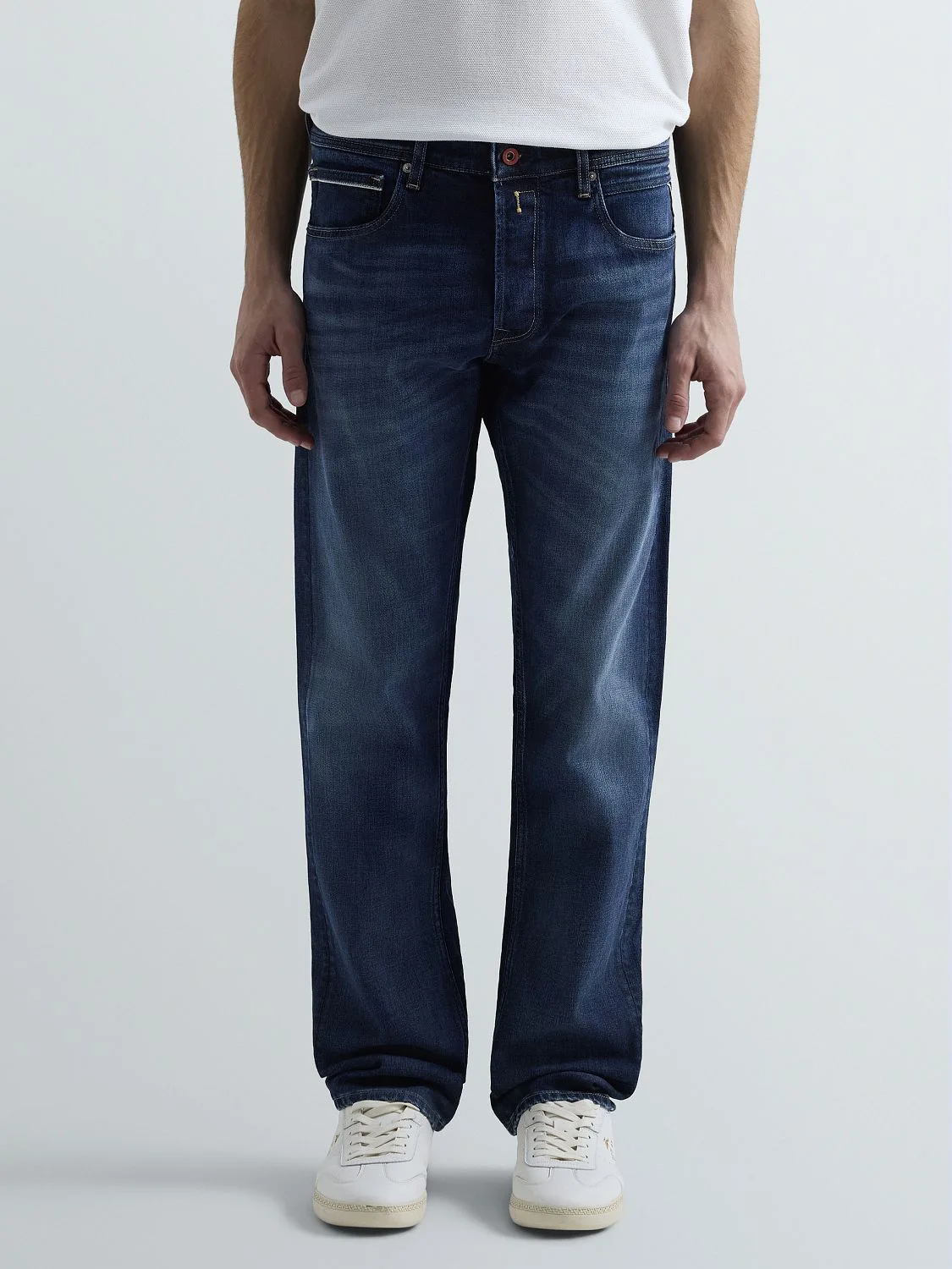 REPLAY GROVER STRAIGHT-FIT JEANS MA972 .000.425 170 DARK BLUE 2