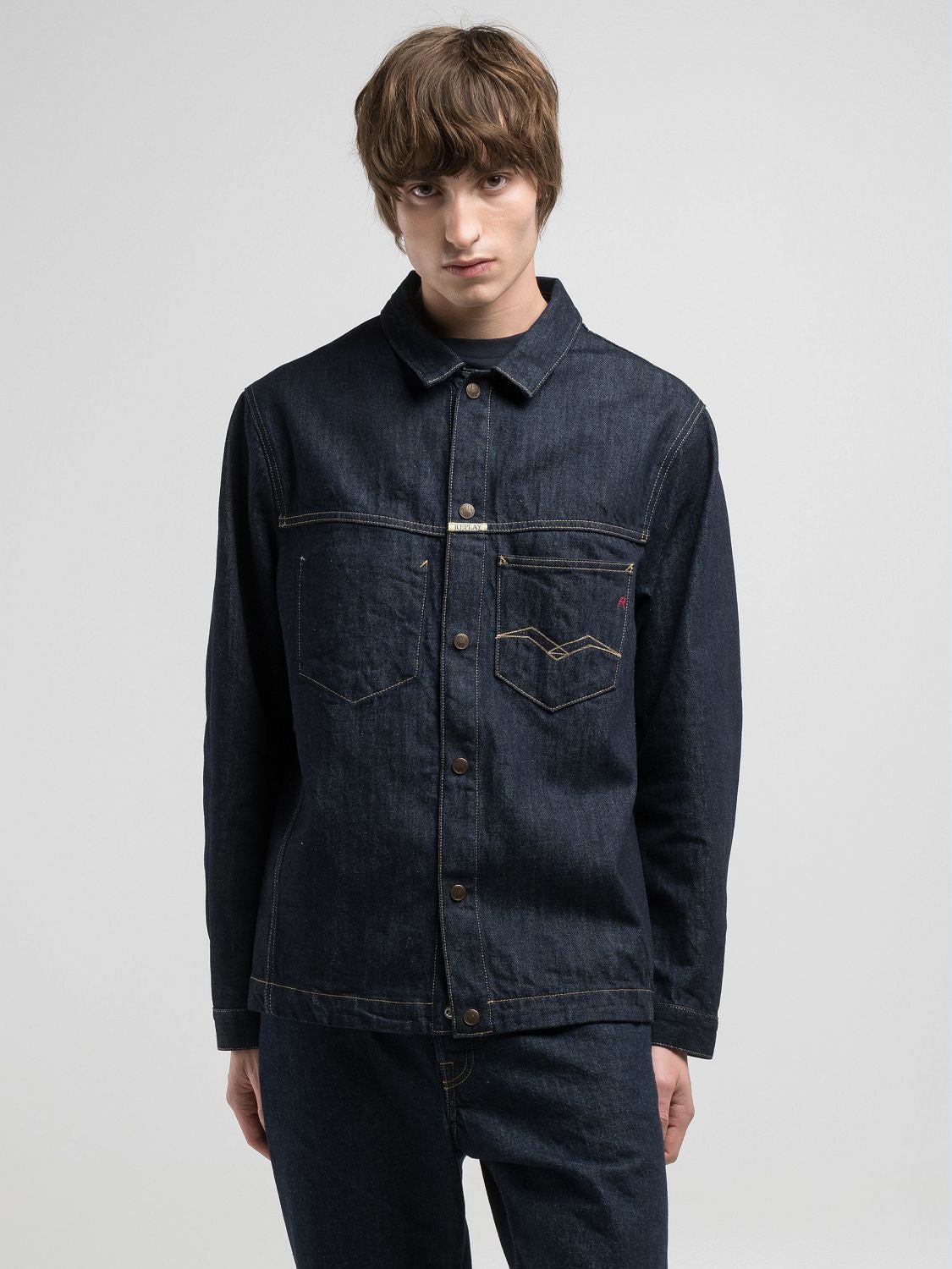 RELAX TIELOCKEN COAT ブラックRePLAY RELAX TIELOCKEN COAT ブラックRePLAY