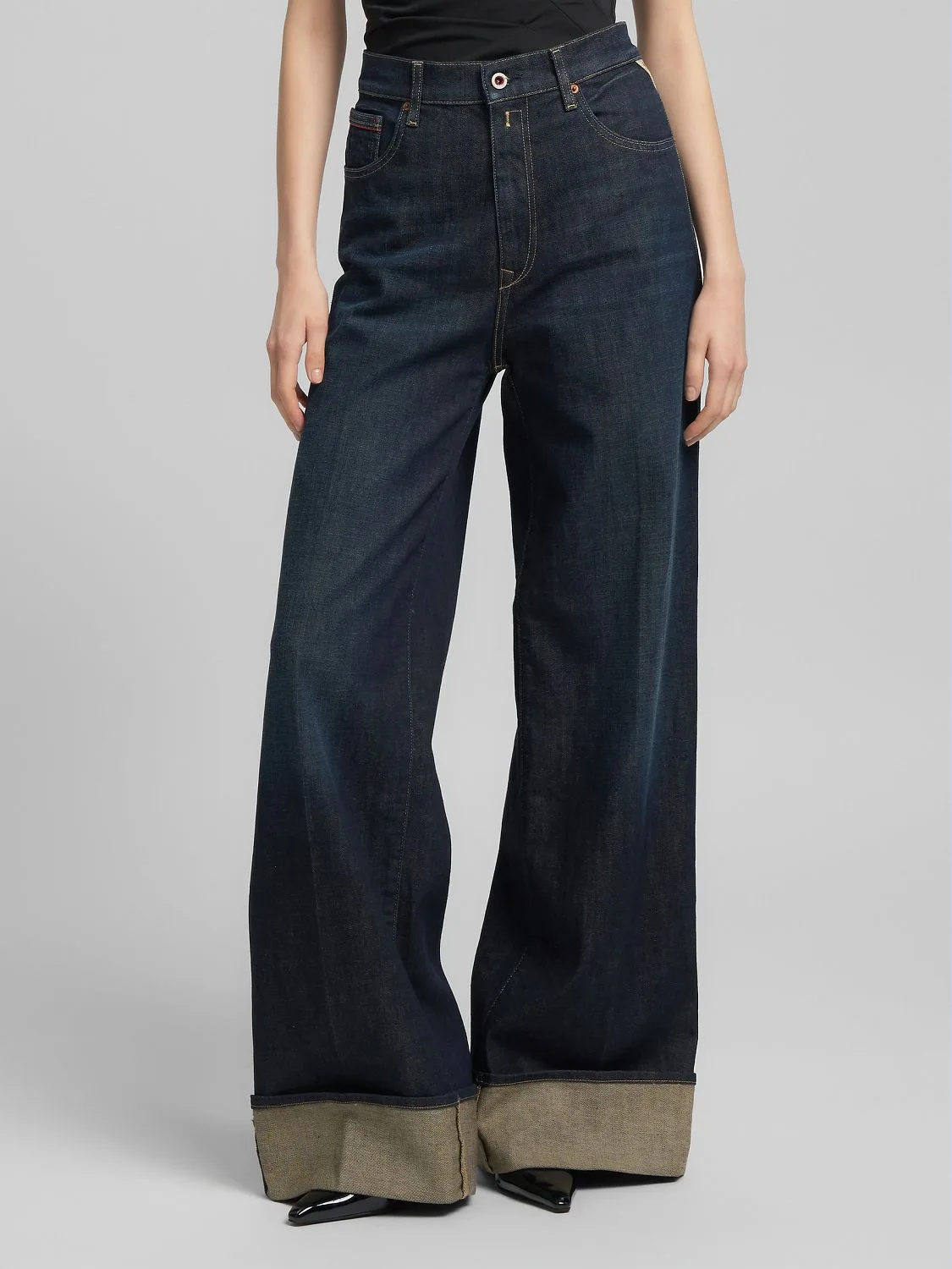 REPLAY NALAJA WIDE-LEG JEANS WN541 .000.425 983 DARK BLUE 2