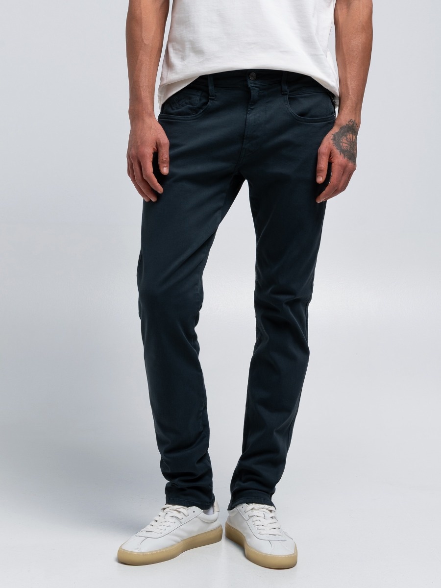 REPLAY ANBASS SLIM-FIT JEANS M914E .000.8366197 BLUE 2