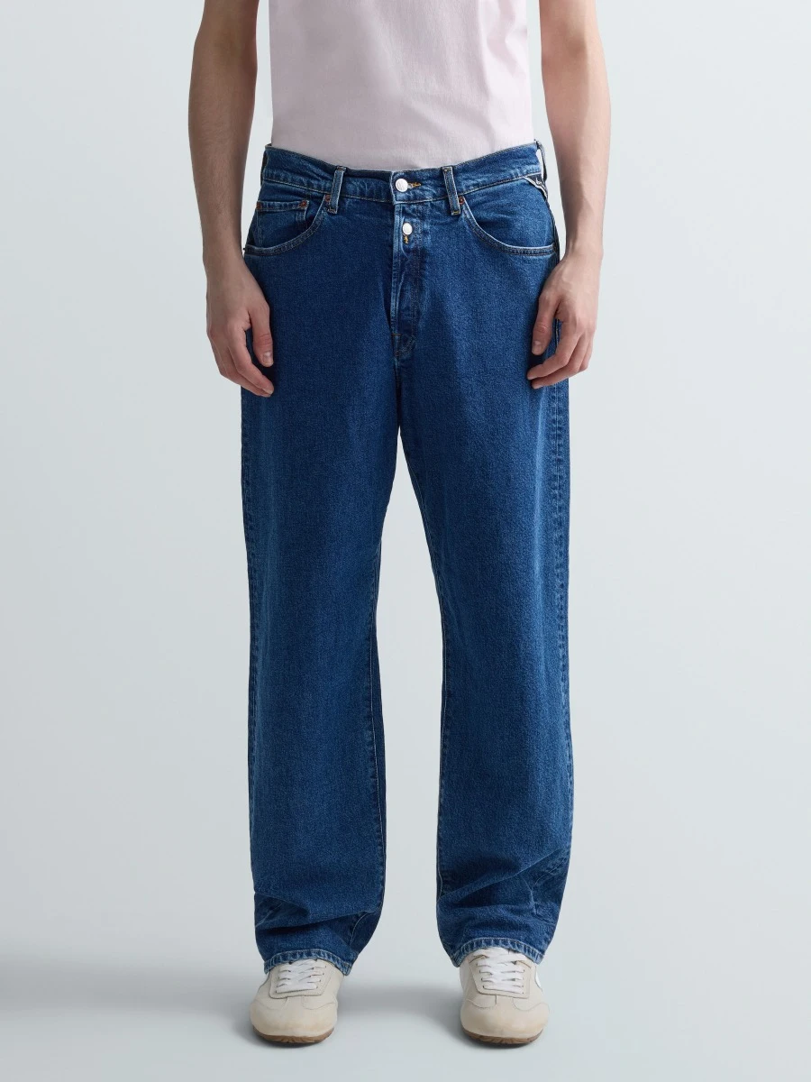 REPLAY M9Z1 straight fit jeans M9Z1  .000.759 52D DARK BLUE 2