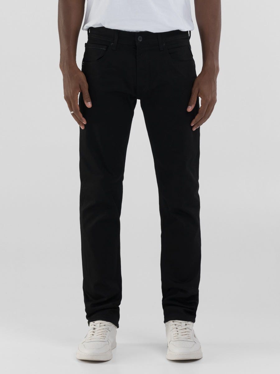 【SCENERITY】22SS★ Straight Black Jeans Coated Marilyn Straight Jeans - Black Coated Black | NYDJ