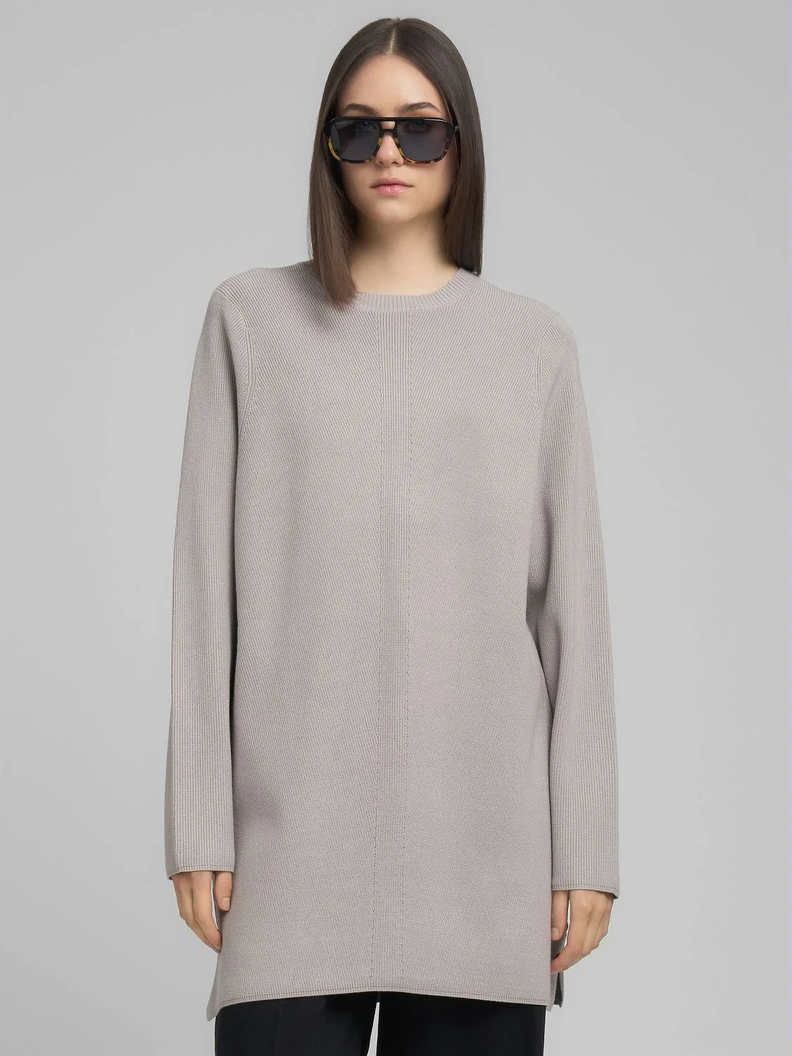 REPLAY SHORT KNIT DRESS DK3912.000.G23370A ALLUMINIUM 2