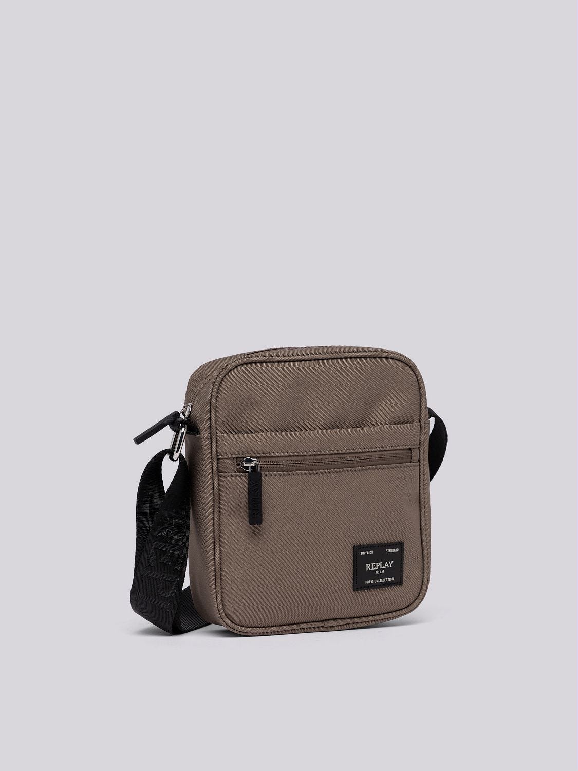 Technical material crossbody bag Walnut | Replay Jeans