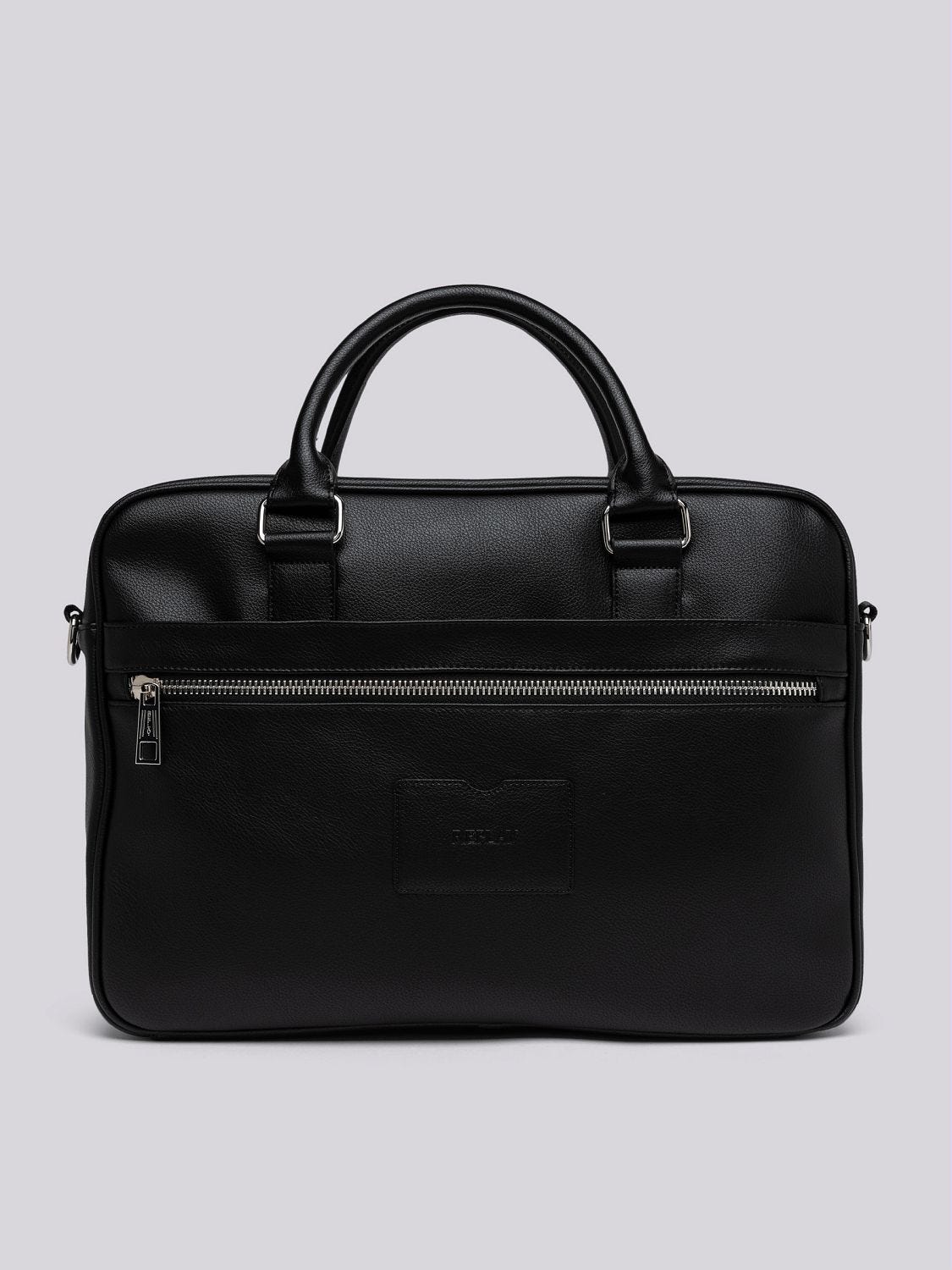Twill backpack with flap Black | Replay Jeans