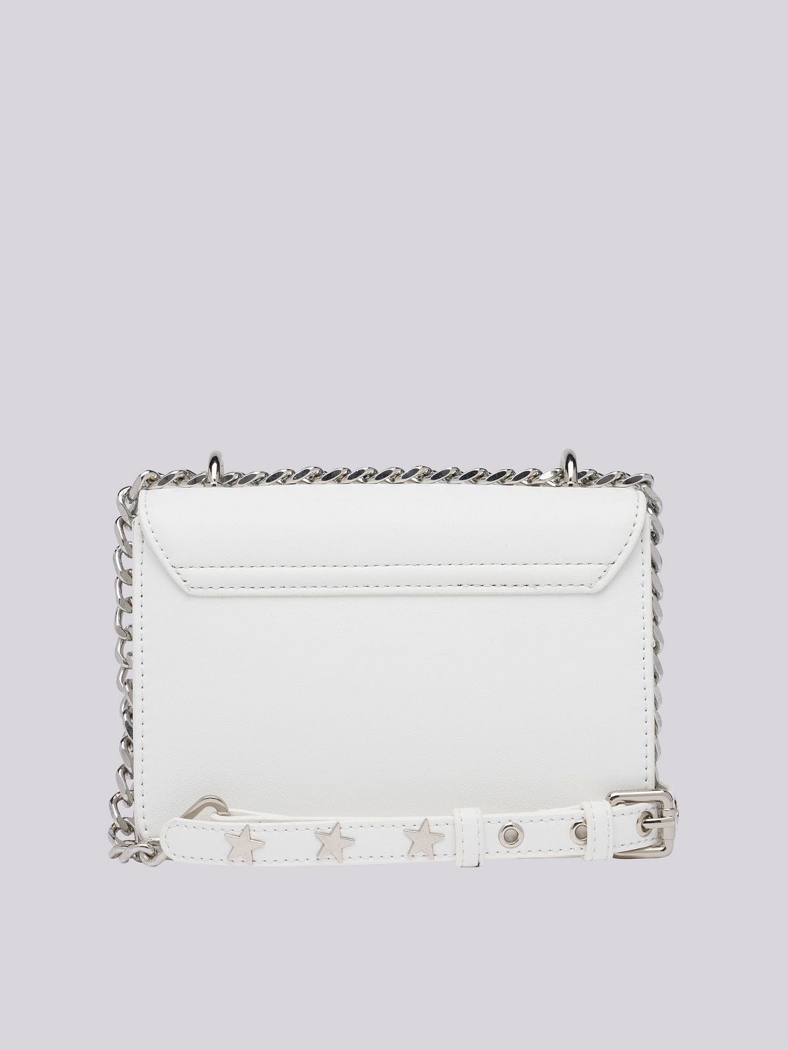 Crossbody bag with chain Optical white | Replay Jeans
