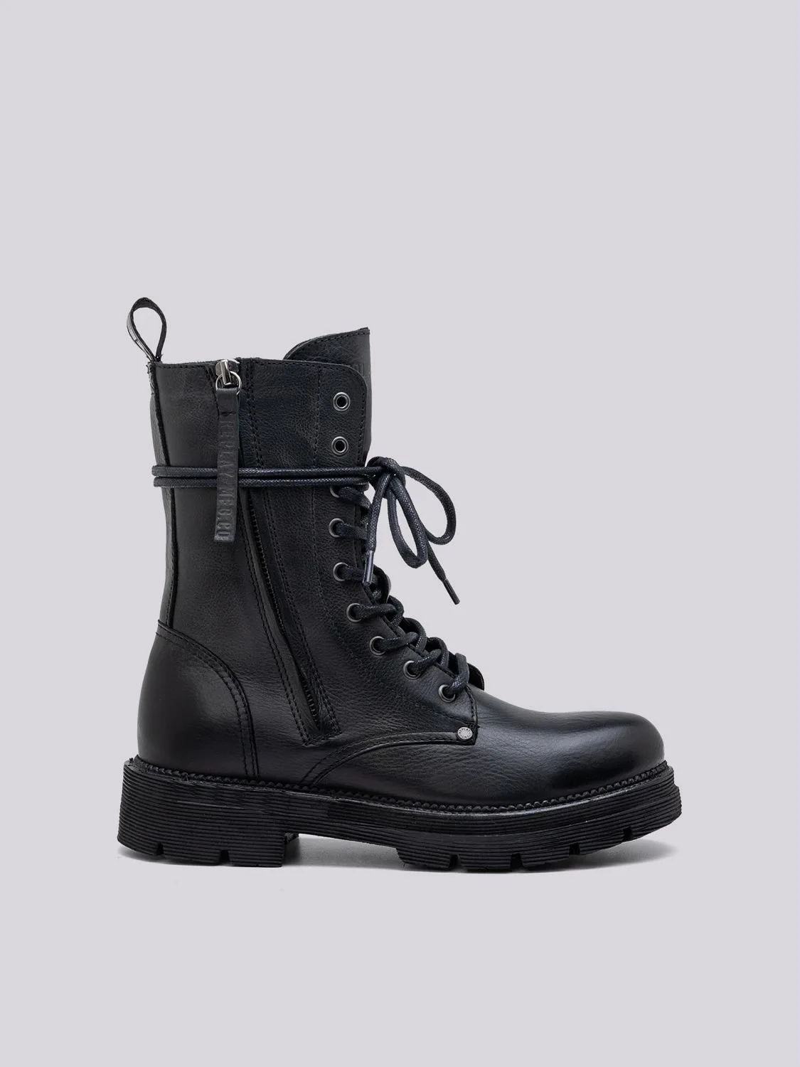 Combat Boots Replay Damen Biker Boots Pamela Standing Leather