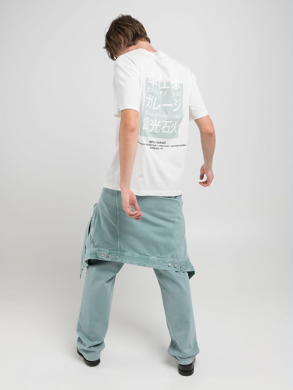 【NONCODE】Ruble Slim T-shirt + Wrap Pants Set Thai wrap pants – CrystalHeal