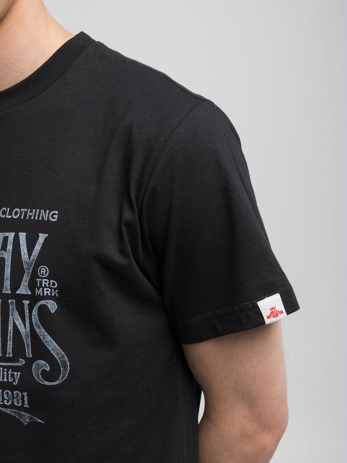 Regular-fit t-shirt with print Black | Replay Jeans