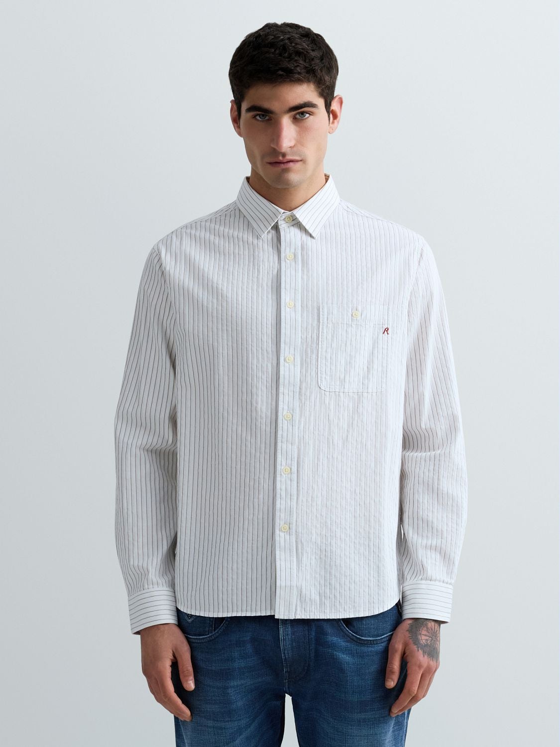 STRIPED COTTON SHIRT