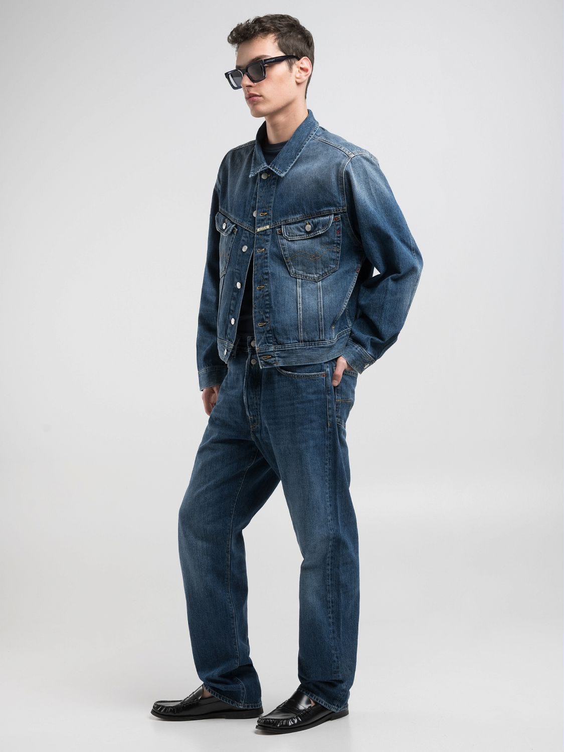 Vintage denim jacket Dark blue | Replay Jeans