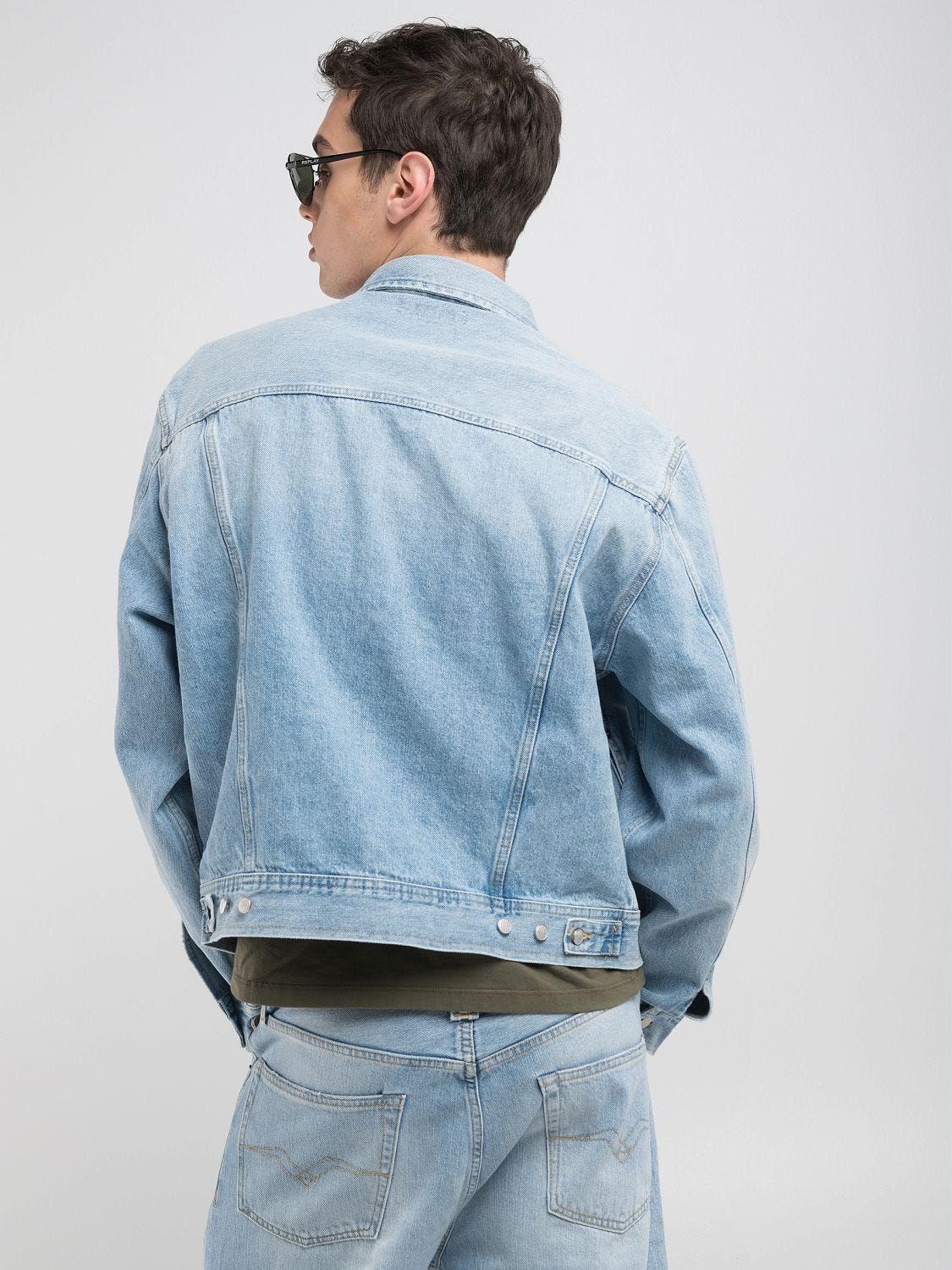 Vintage denim jacket Super light blue | Replay Jeans