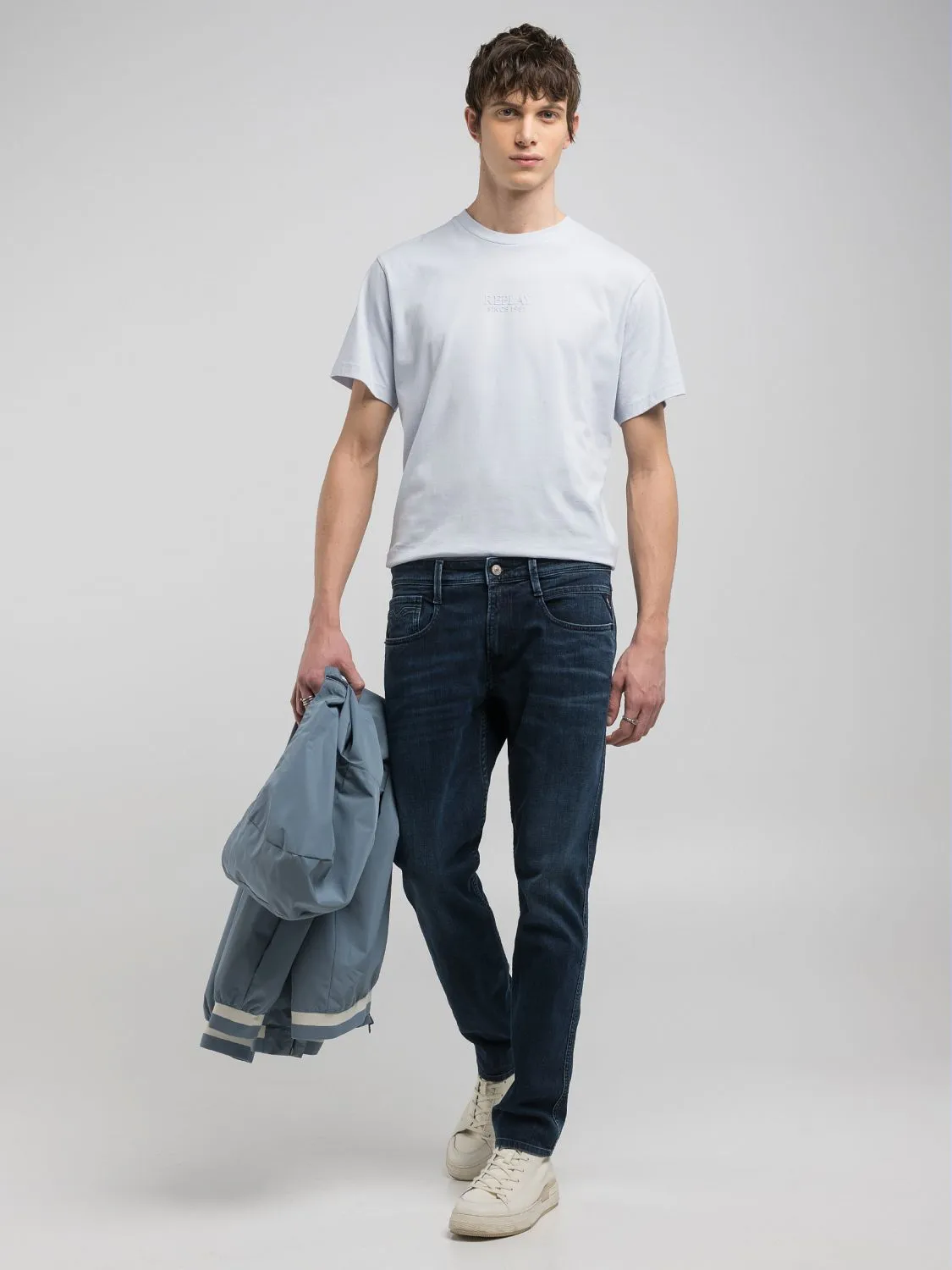 Anbass slim-fit jeans Dark blue | Replay Jeans