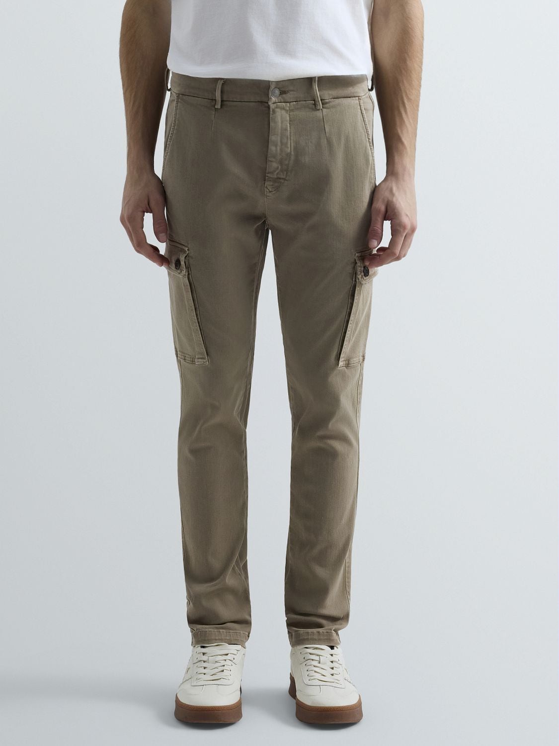 REPLAY JAAN SLIM-FIT CARGO JEANS M9649E.000.8366197 SAND 2