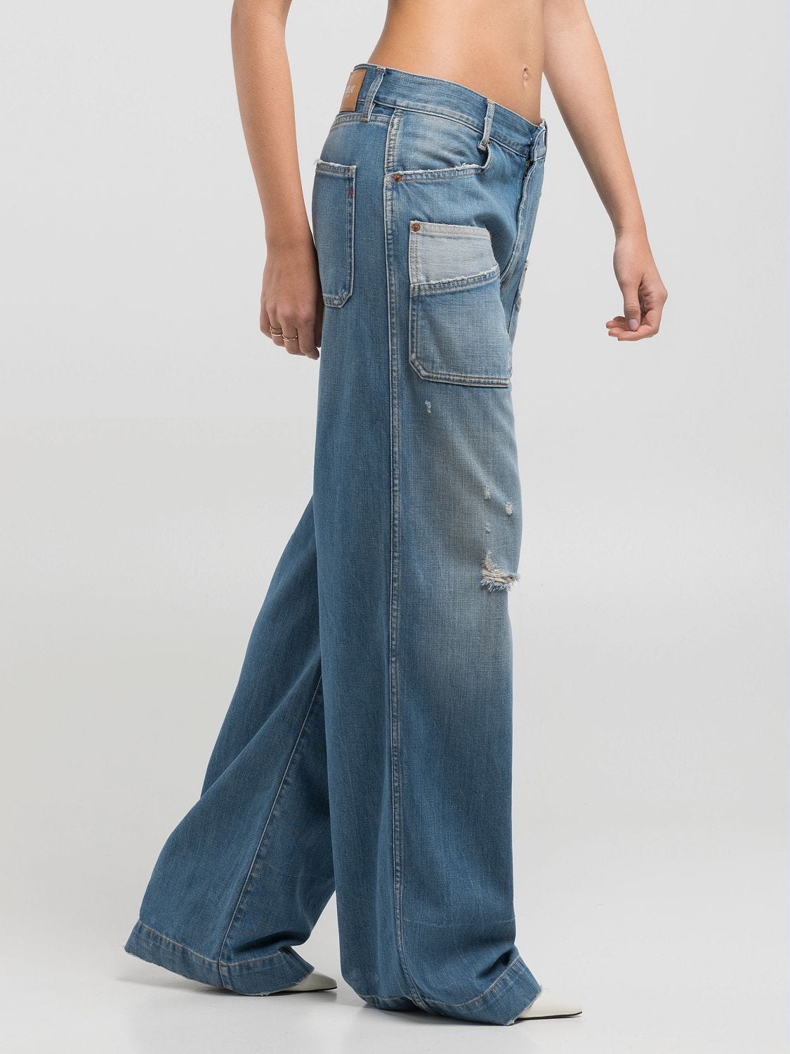 Jeans with rips Medium blue | Replay Jeans