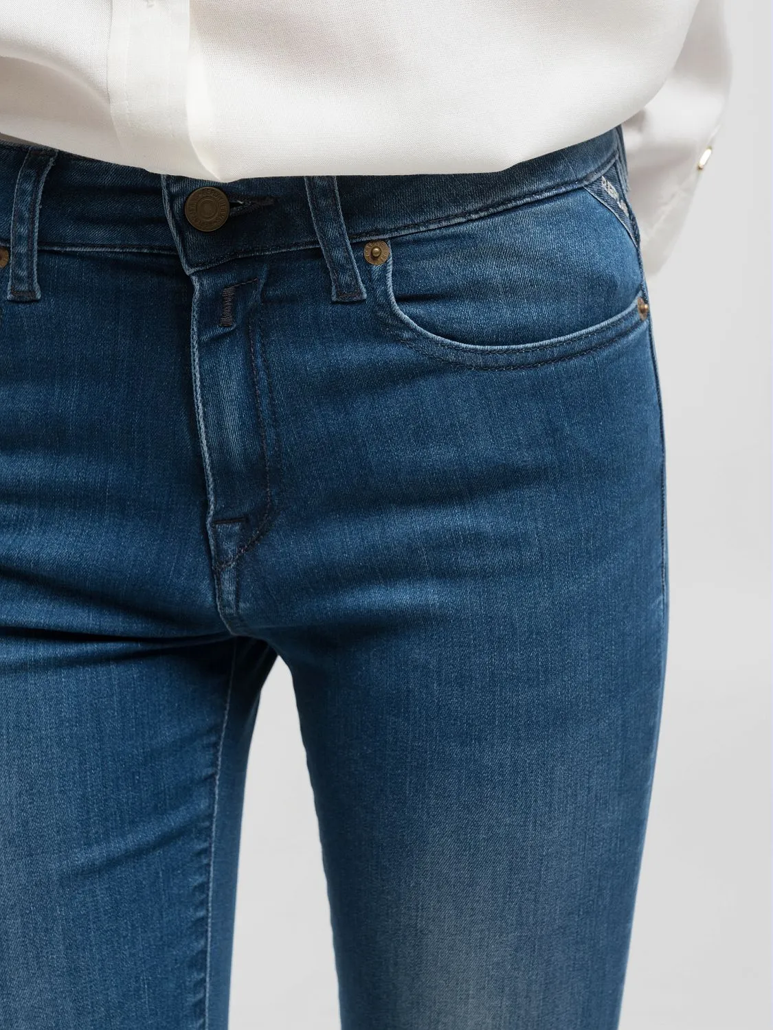 送料込★REPLAY★WN541 .000.425 983 ズボン Joella flared jeans Medium blue | Replay Jeans