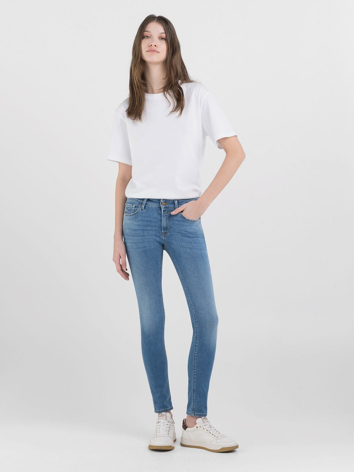 送料込★REPLAY★WH689.000.41A605 ジーンズ REPLAY Newluz WH689 Hyperflex Re-Used Jeans Women's W25/L30