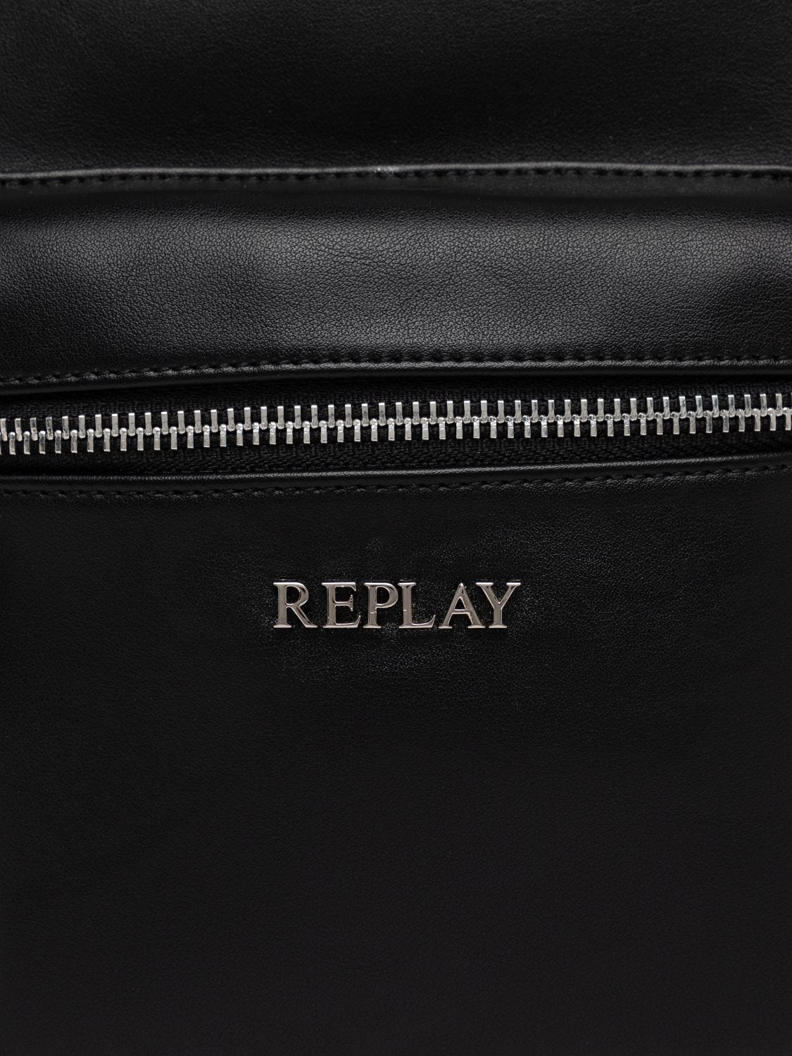 Solid-coloured backpack Black | Replay Jeans