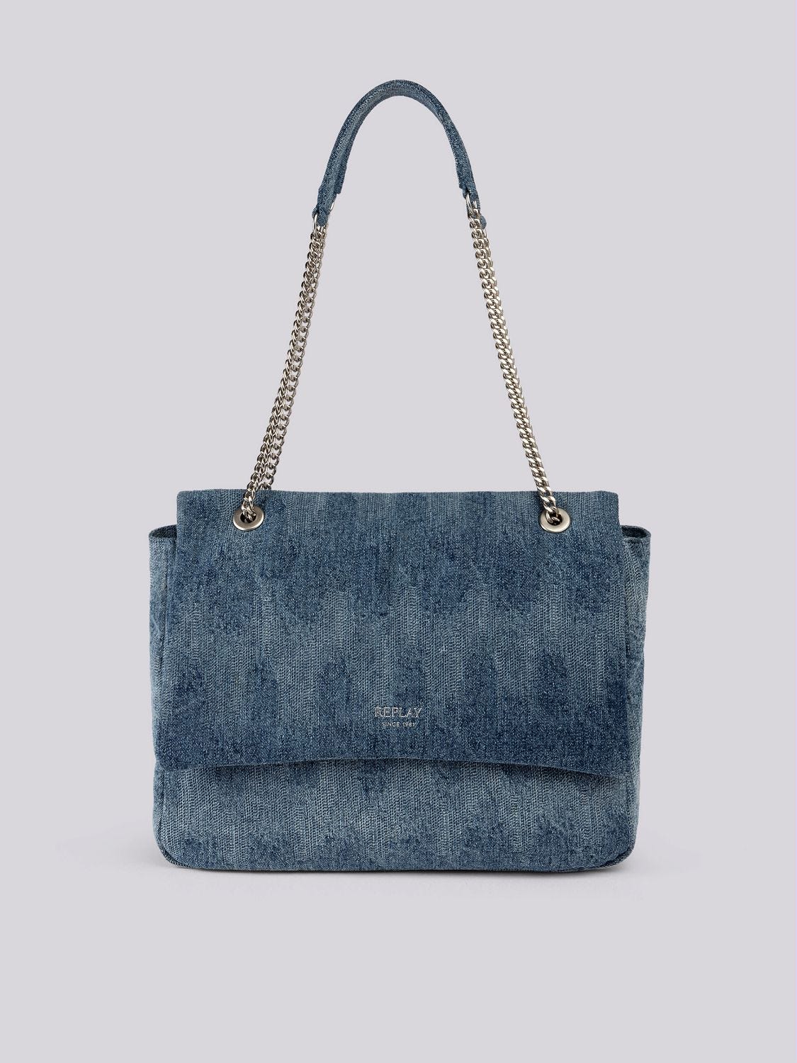 Crossbody bag with logo Black | Replay Jeans