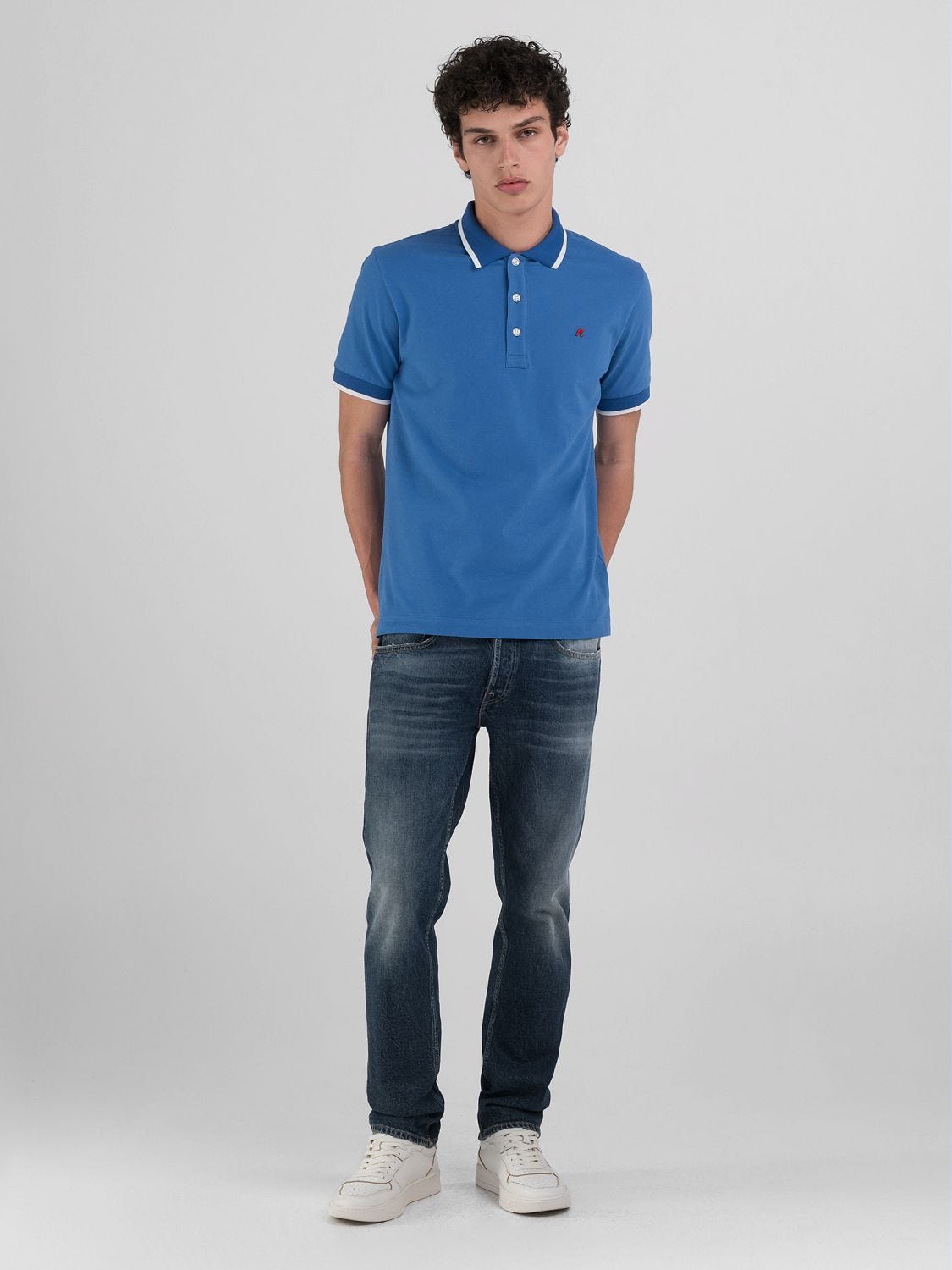 Sartoriale スーパーストレッチインディゴデニムセットアップパンツ