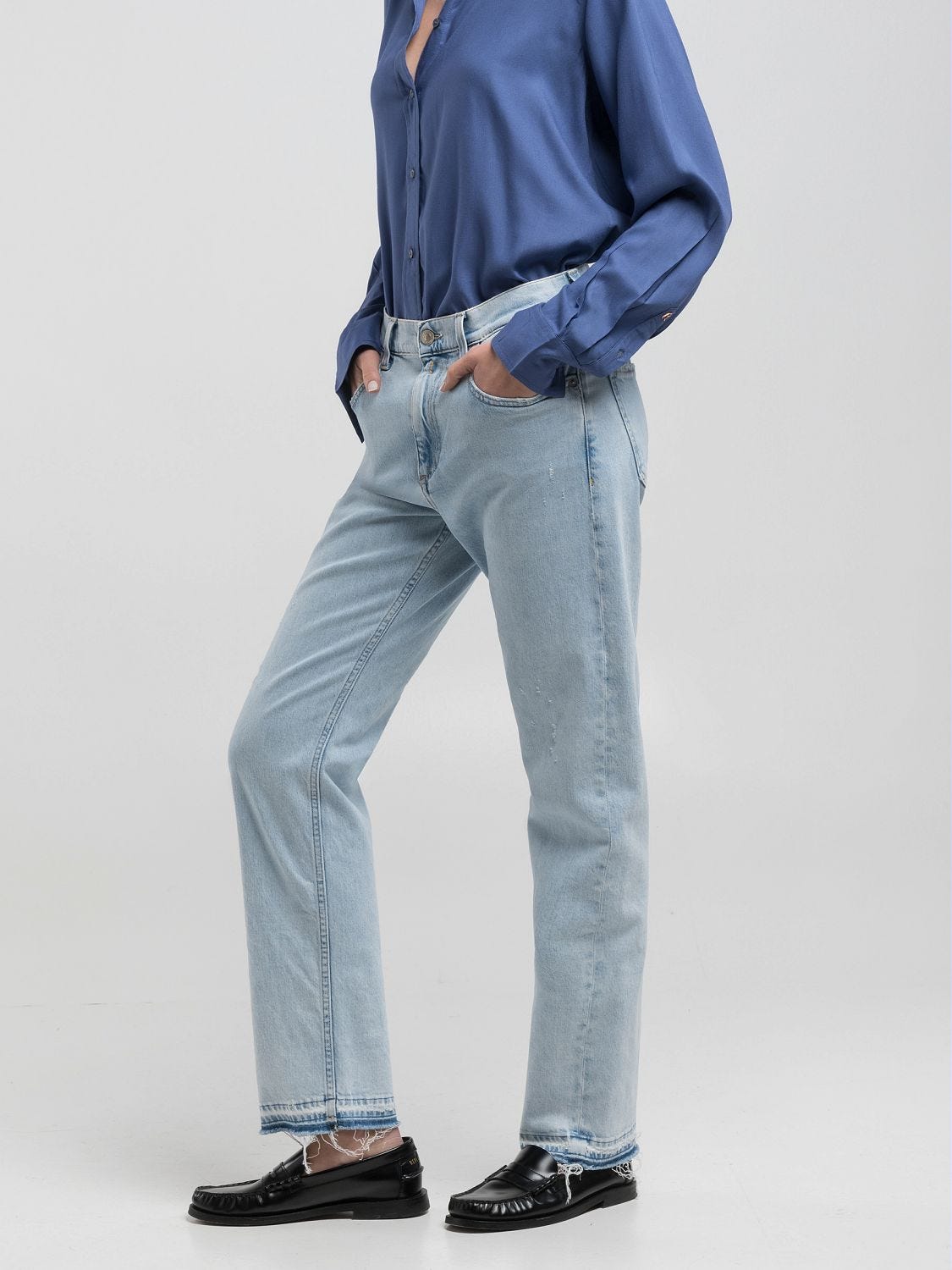 W9z1 straight fit jeans Medium blue | Replay Jeans