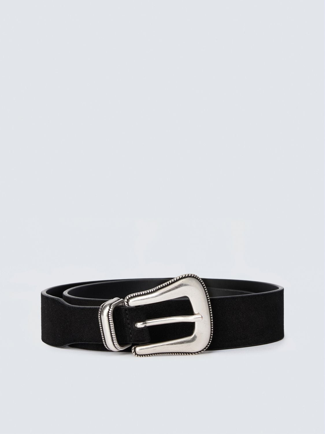 REPLAY SUEDE BELT WITH METAL TIP AW00B4.000.A7243P BLACK 1